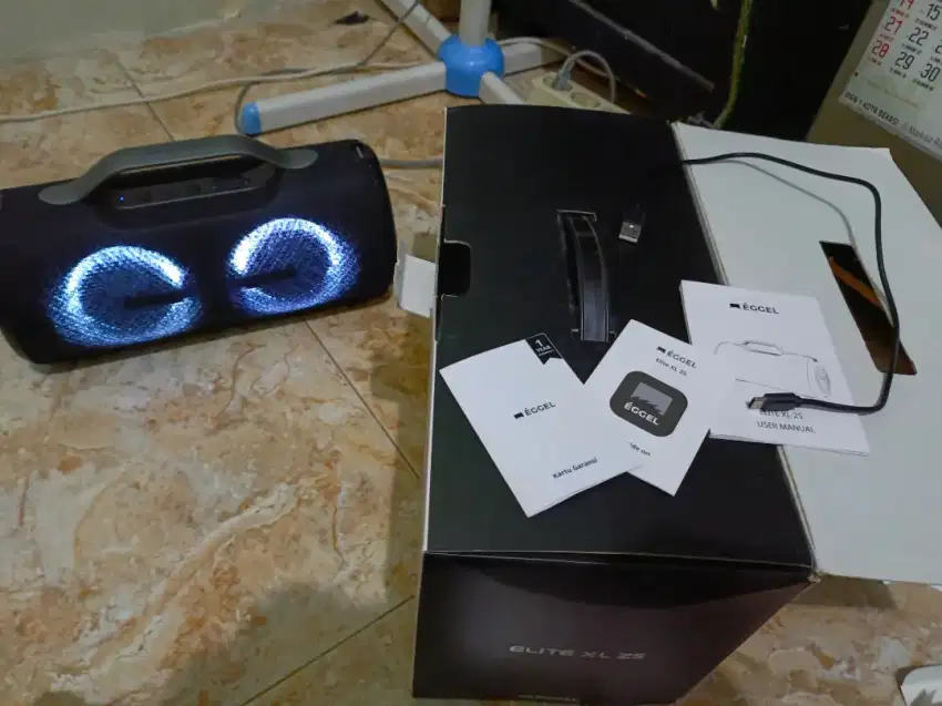 Speaker eggel elits X2 masih kinclong lengkap
