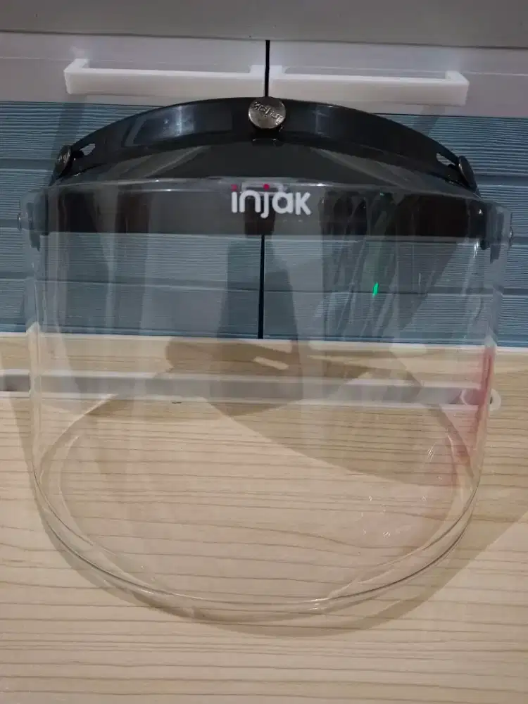 30rb BARU-Kaca Helm Datar Smoke Merk Injak Helm Bogo Retro Bahan bagus