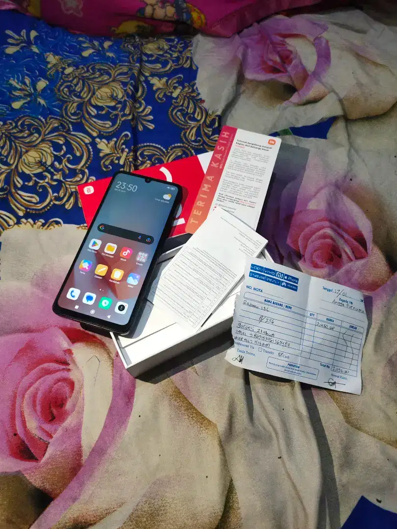 redmi 13c ram 8+4/256 fulset mulus nominus tangan pertama