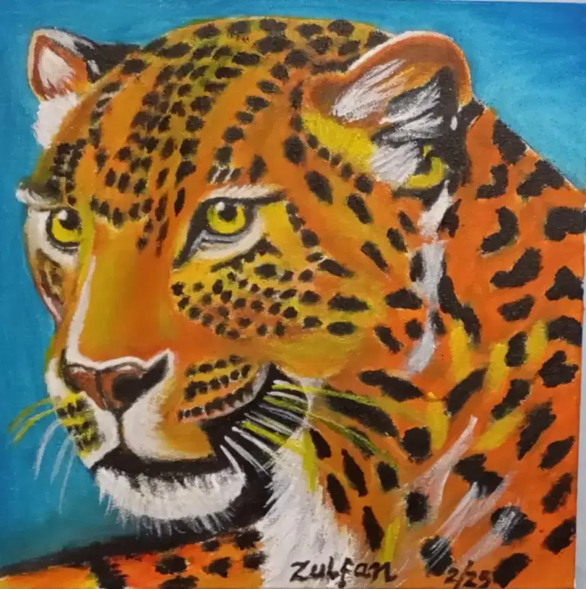 Lukisan Macan Ganteng