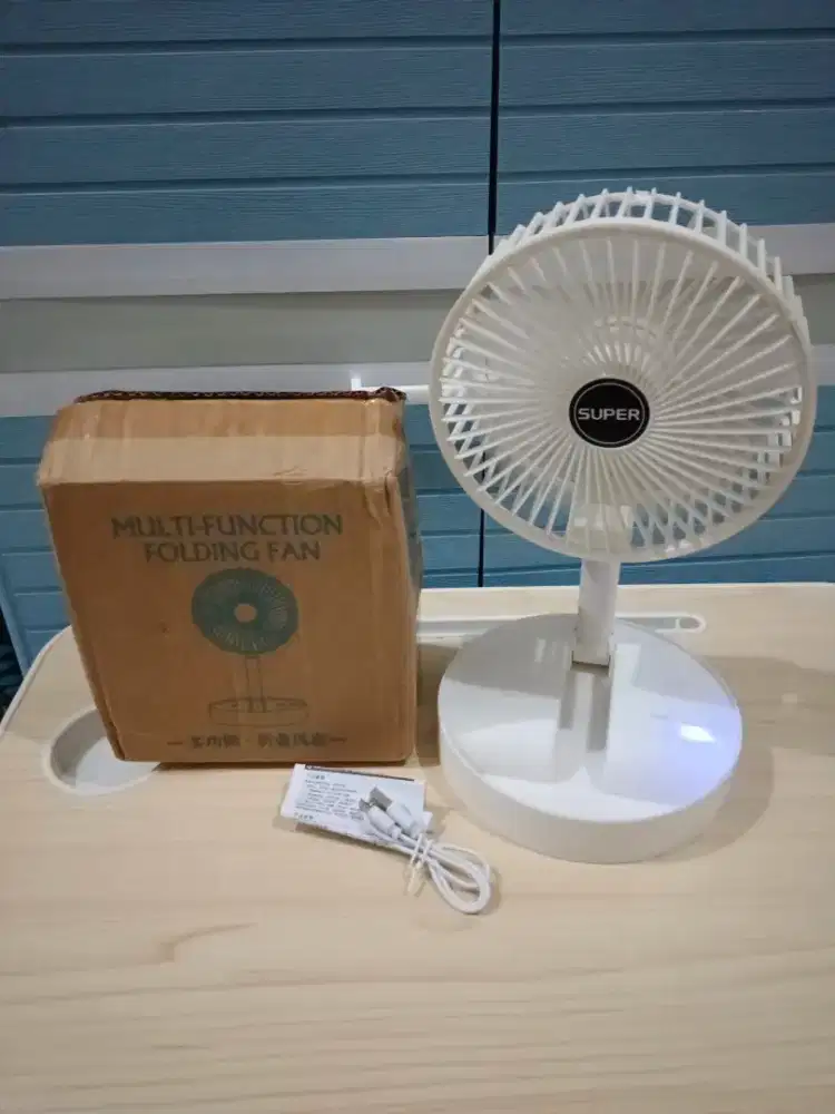 60rb BARU - Dijual Murah Kipas Angin Lipat Portable 3kecepatan+casan