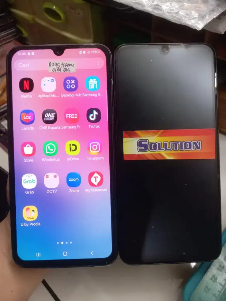 LCD TOUCHSCREEN SAMSUNG A24 ORI OLED + PASANG