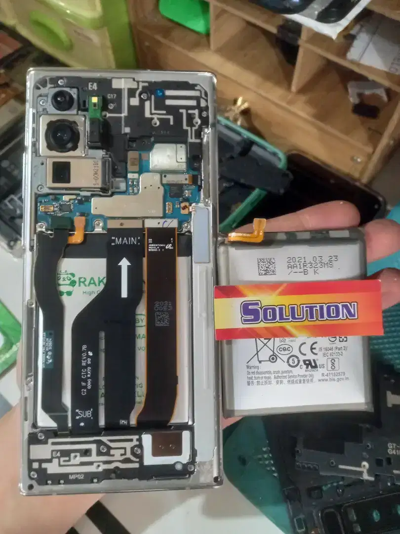 BATERAI BATTERE BATTERY RAKKIPANDA SAMSUNG NOTE 20 ULTRA + PASANG