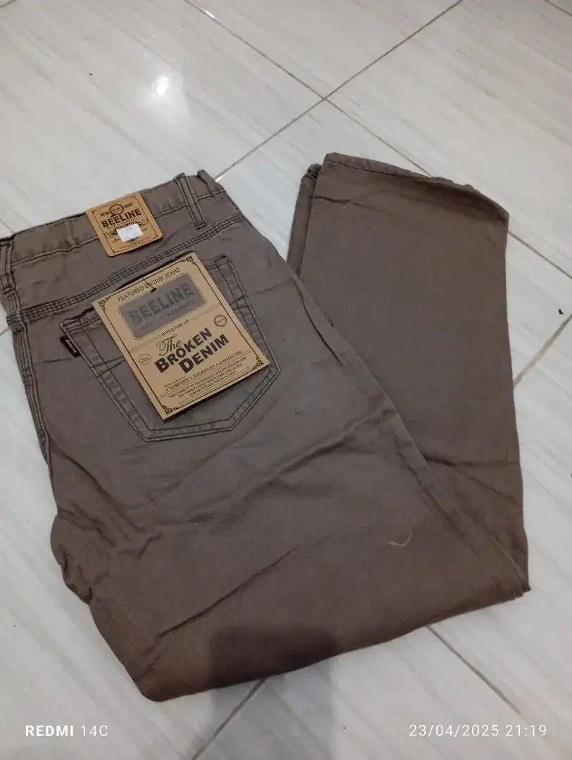 Jeans canvas size 34,35,36,37