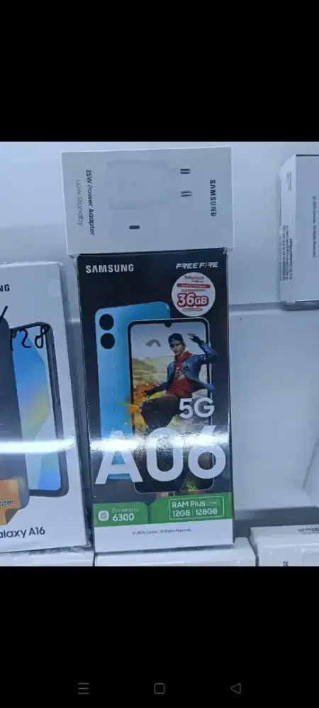 Samsung galaxy A06 6/128 5G lebihdr M15 resmi