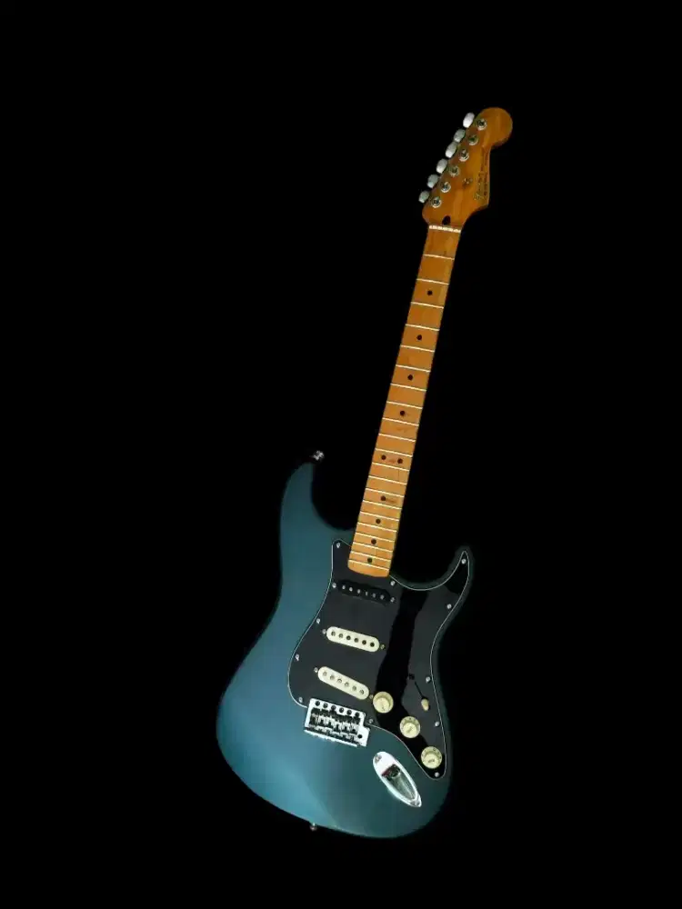 Fender mexico th2002 metal blue satin rare