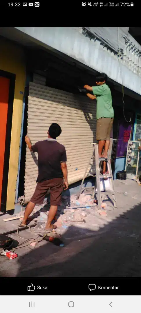 Tukang service rolling door dan folding gate panggilan