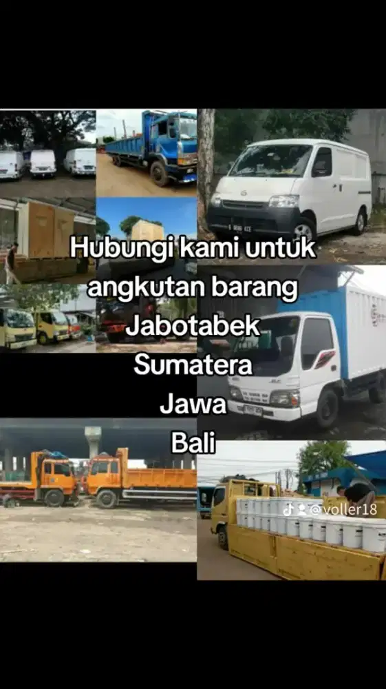 Sewa mobil bak dan box