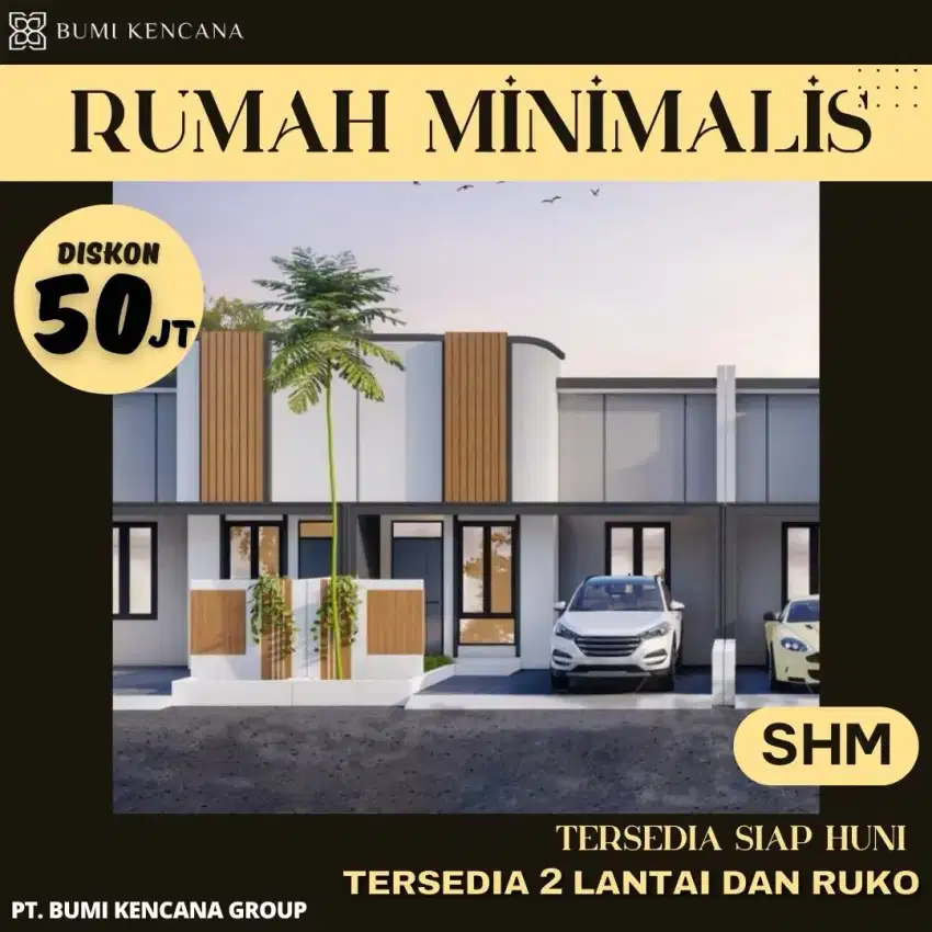 JUAL RUMAH MODEREN PALiNG MURAH SHM