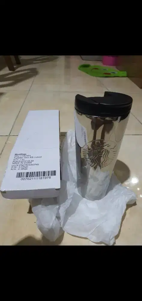 Tunbler starbucks original lengkap dusnya