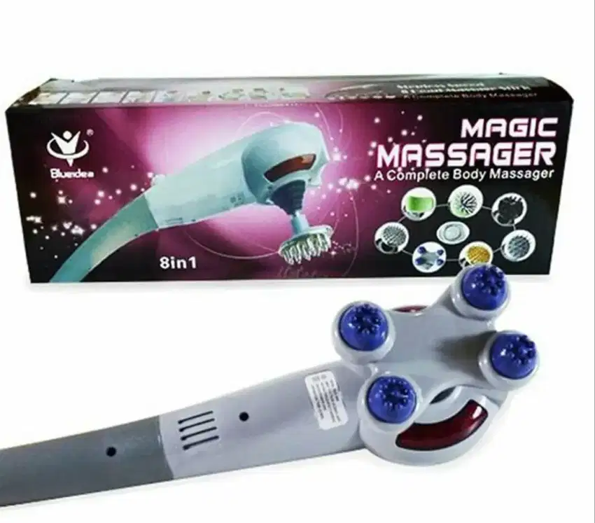 Alat pijat magic massager 8in1 blueidea