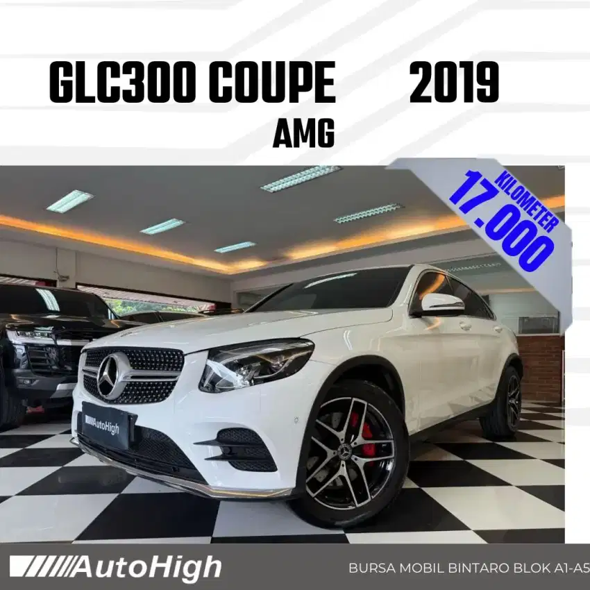 DP10% [Km17.000] GLC300 Coupe 2019 White Reg 2021 #AUTOHIGH