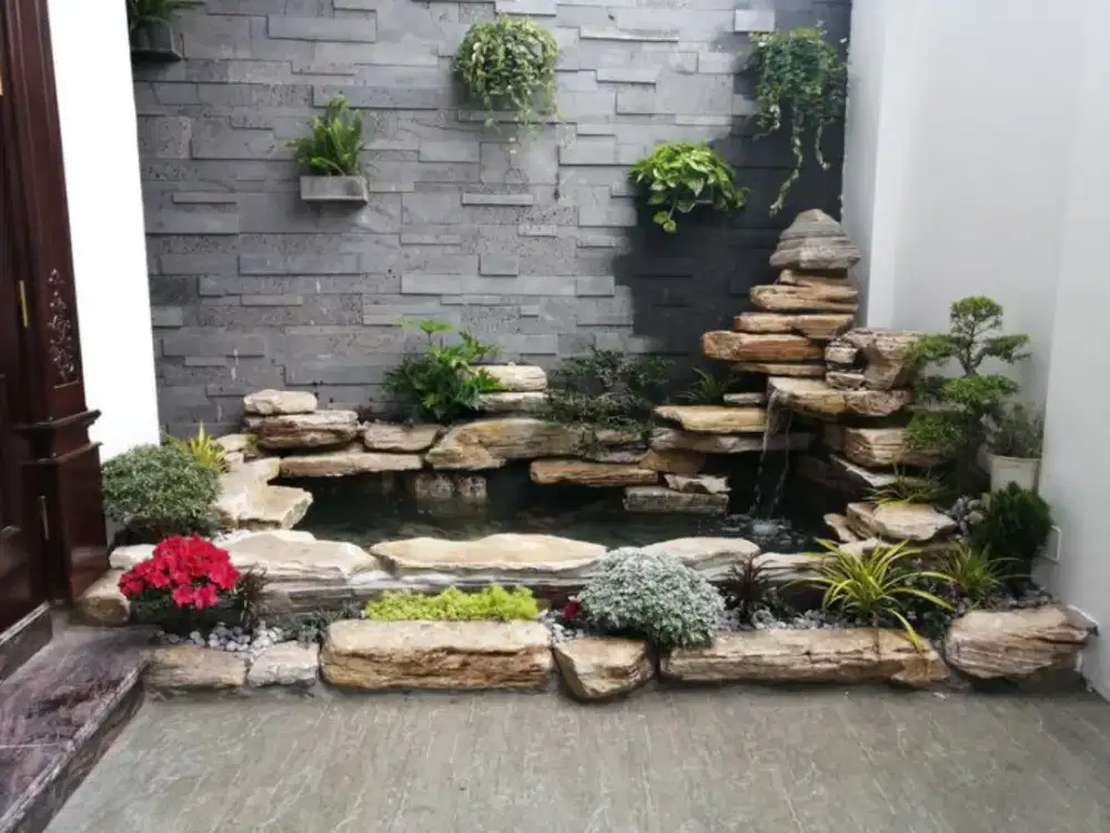 Jasa pembuatan kolam relif kolam ikan koi dll #31