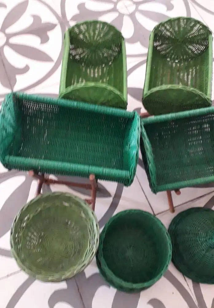 dijual keranjang rotan