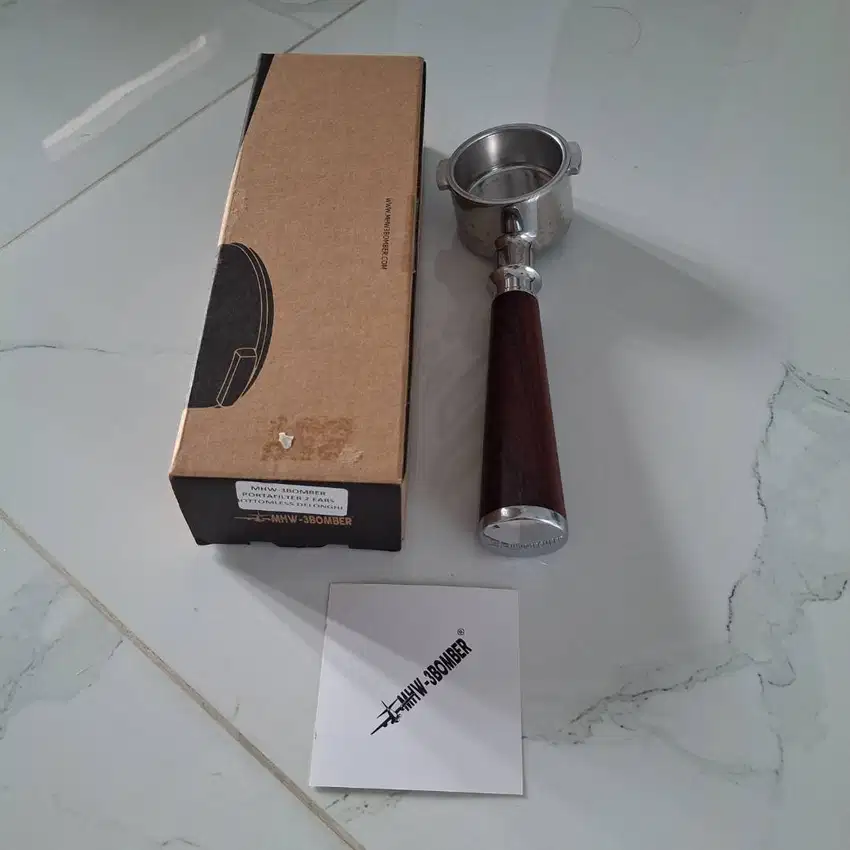 MHW-3BOMBER Portafilter Bottomless 51mm Delonghi 2 Ears. Jarang Pakai