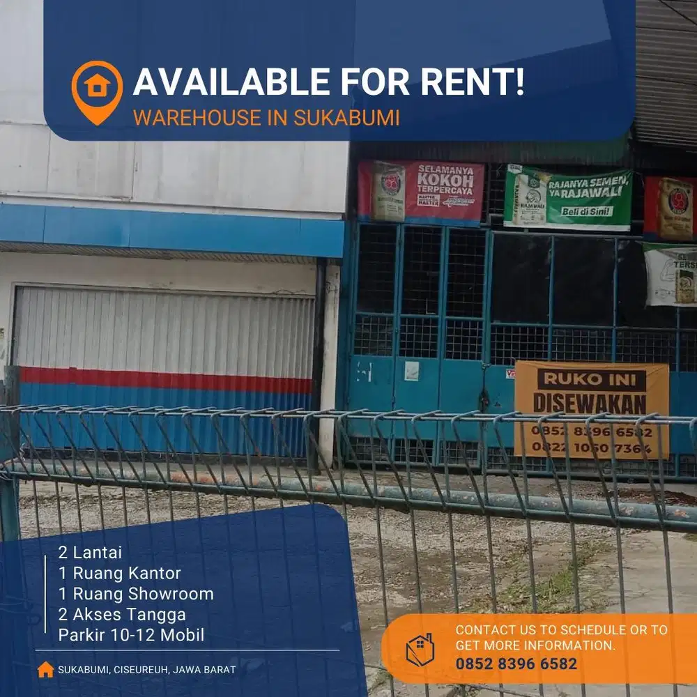 SEWA GUDANG SUKABUMI, GUNUNG PUYUH