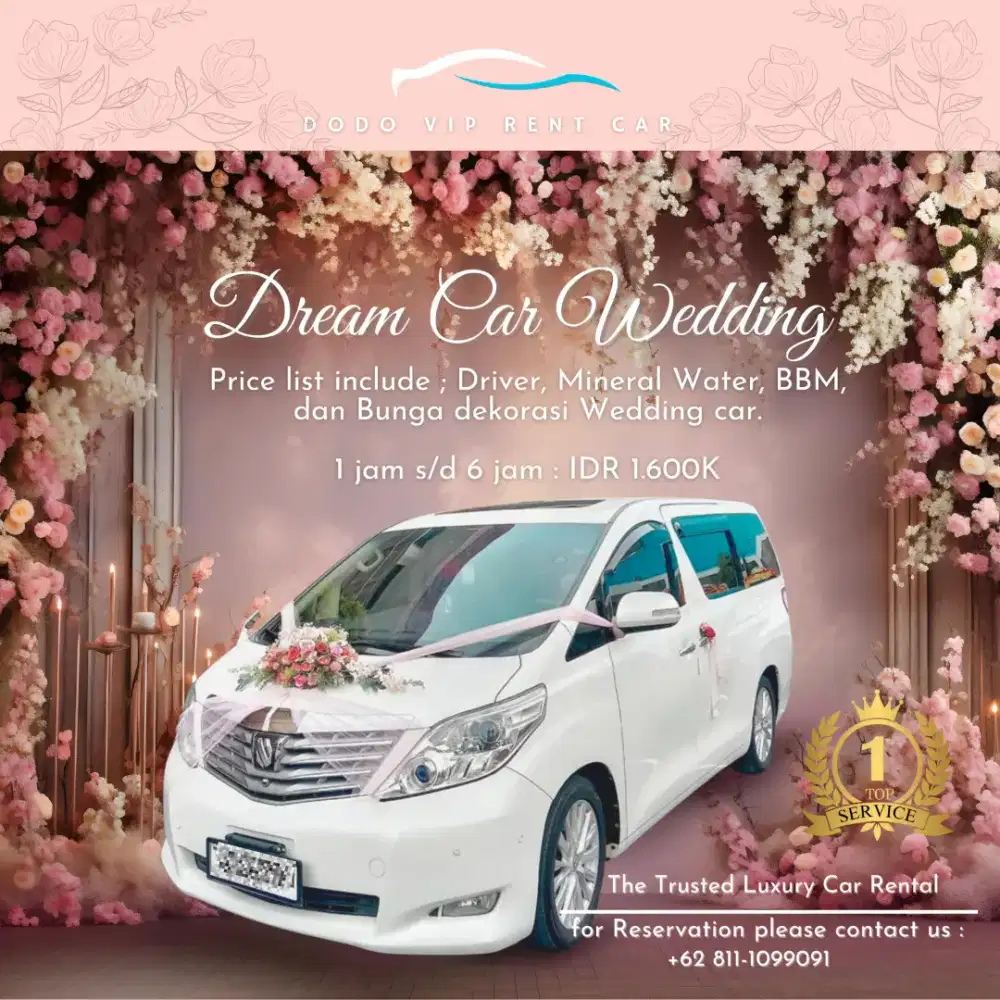 Rental mobil pernikahan dan carteran