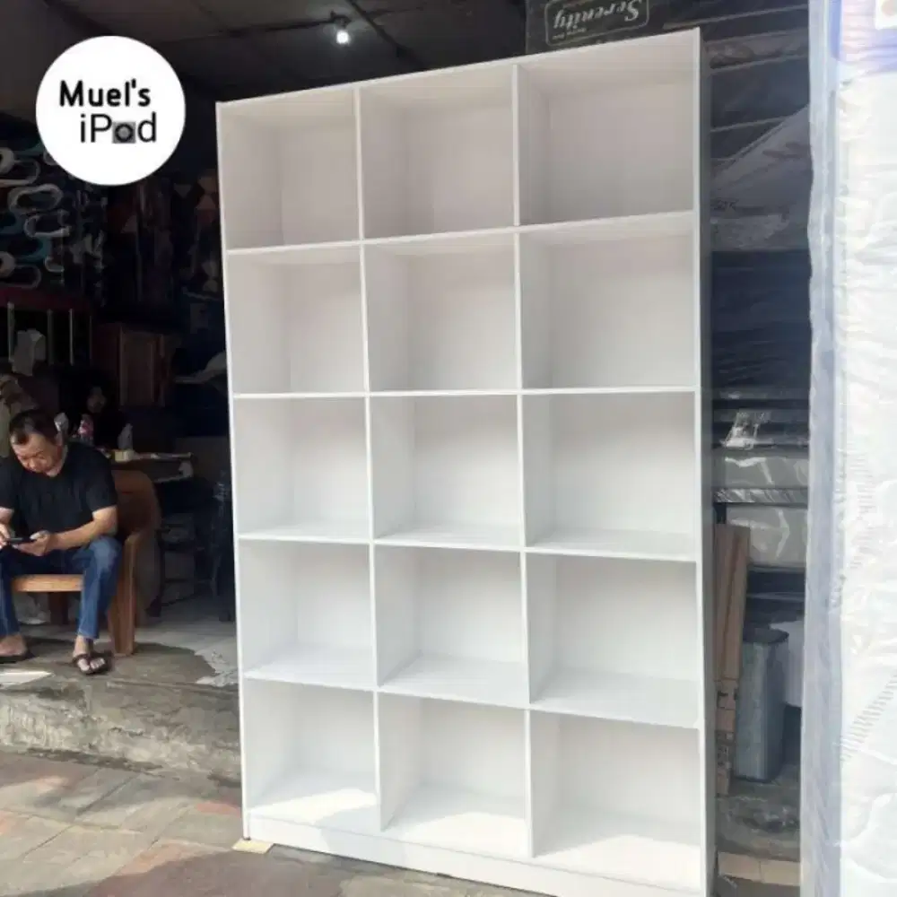 Rak 15kotak bahan tebal