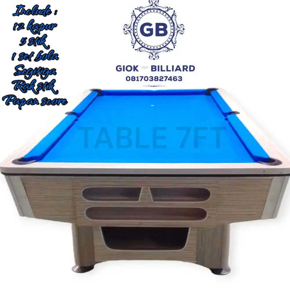 MEJA BILLIARD BILYAR 7FT