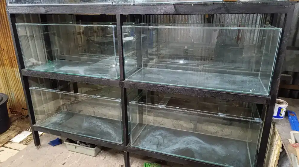 Aquarium berbagai ukuran siap antar