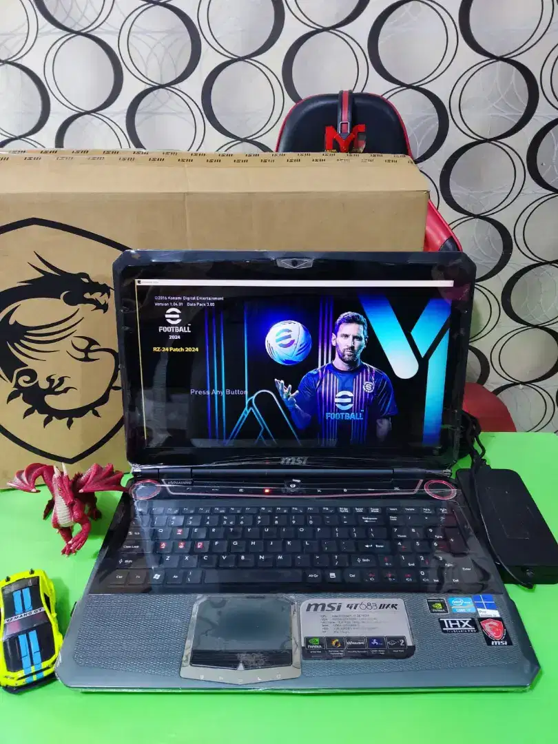LAPTOP GAMING MSI EXTREME PLUS GT683DXR E16F2JMS FULLSET