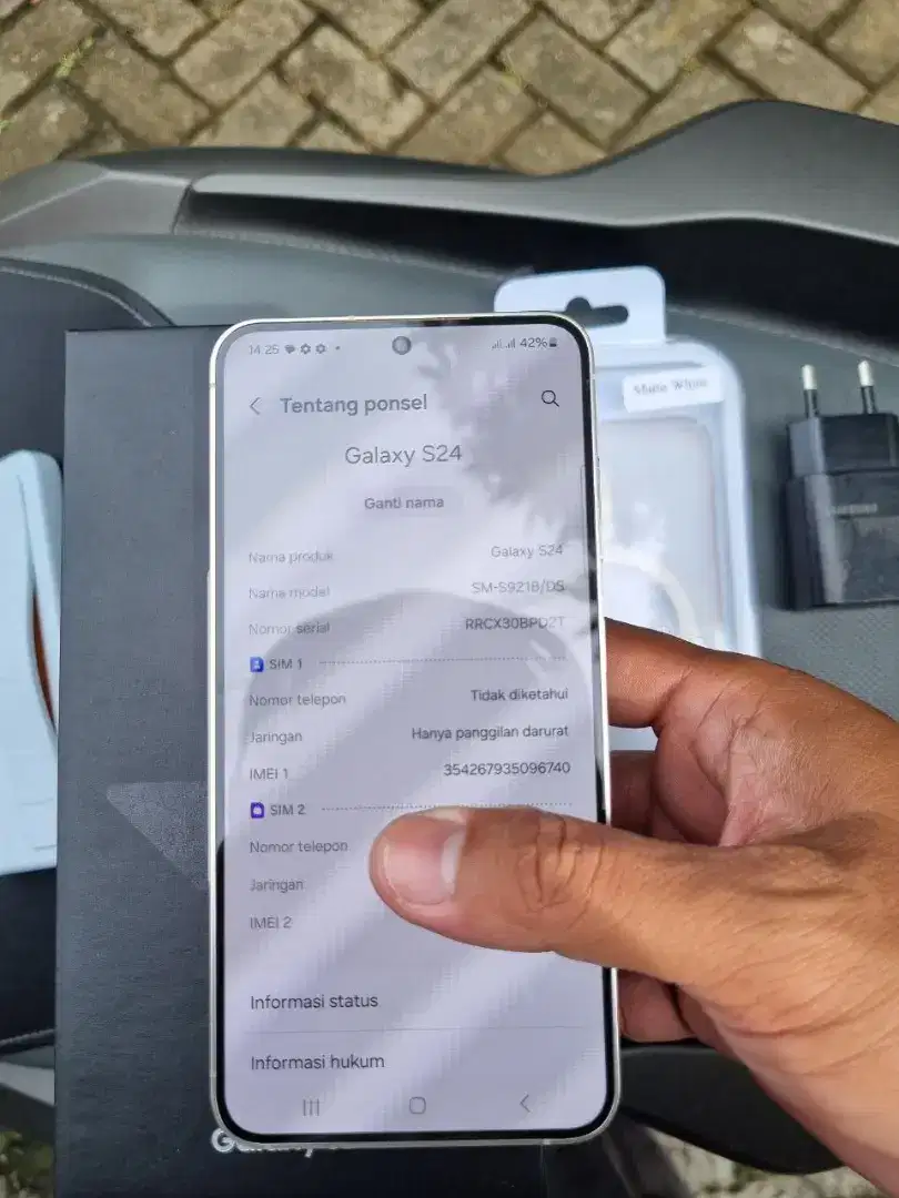 Samsung S24 Sein8+4/256 5G like new resmi gres bng3t tT masuk