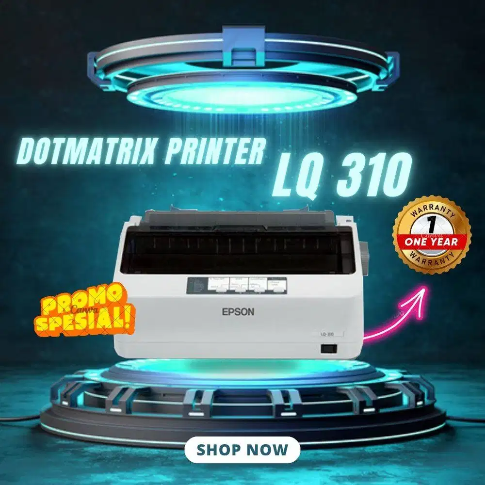 JUAL Printer Dotmatrix Epson LQ-310 Fullset Dus Bergaransi (M)