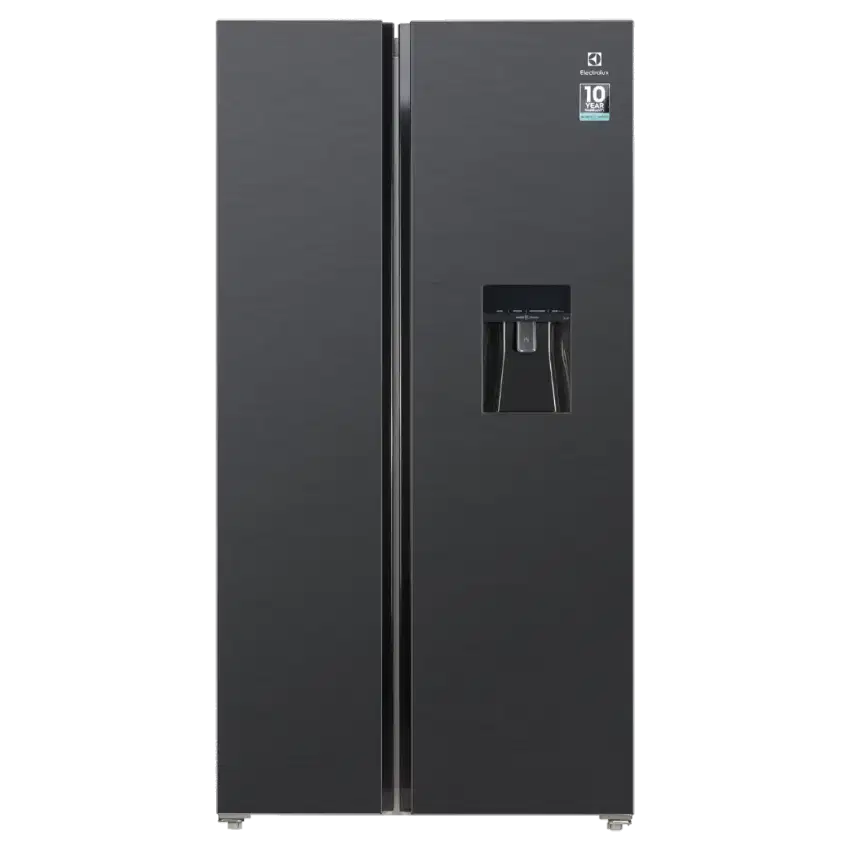 Electrolux Kulkas side by side UltimateTaste 700 606L - Abu-abu matte