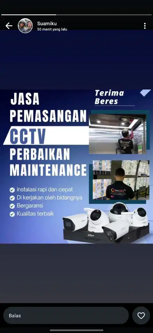 Pasang dan perbaikan cctv