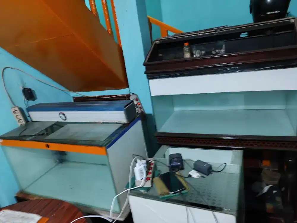 Aquarium 3unit kondisi siap pakai