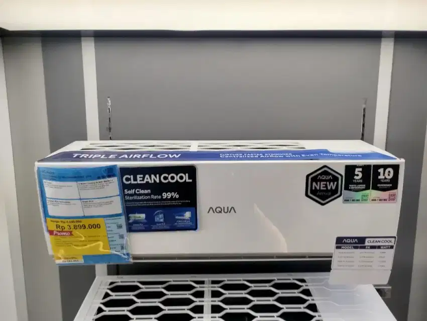 Promo AC 1 PK Inverter AQUA KCR9VQC Bisa Cicilan Tanpa DP Bunga 0%