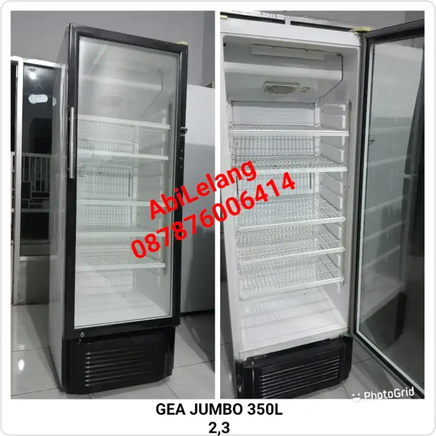 SHOWCASE JUMBO 350L MERK GEA