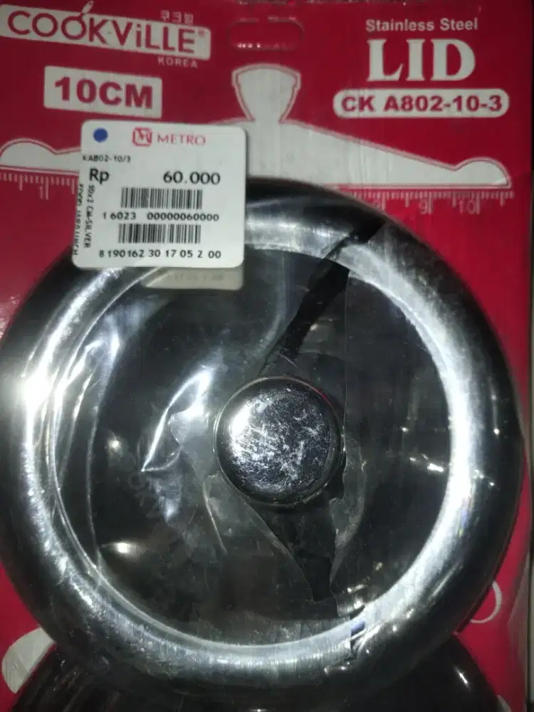 Cookville 10cm stainless steel asli