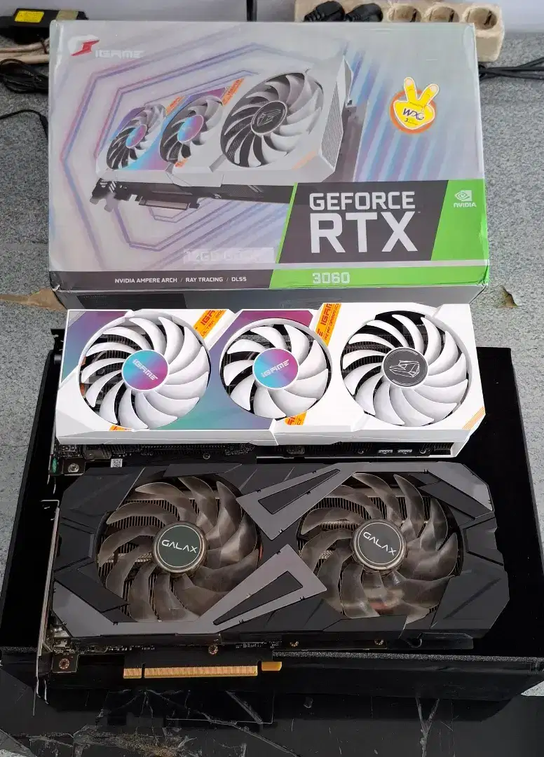 Vga Nvidia RTX3060 12GB DUALFAN Ada triple fan Ada bisa tukar tambah
