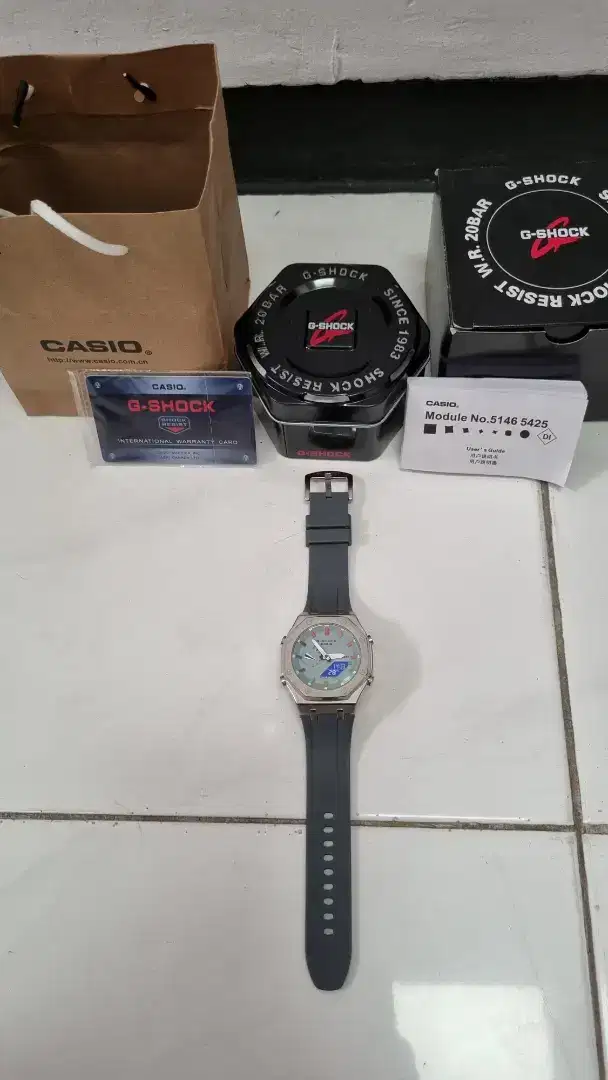 Jam tangan G-Shock Casio GA2100 Dual time