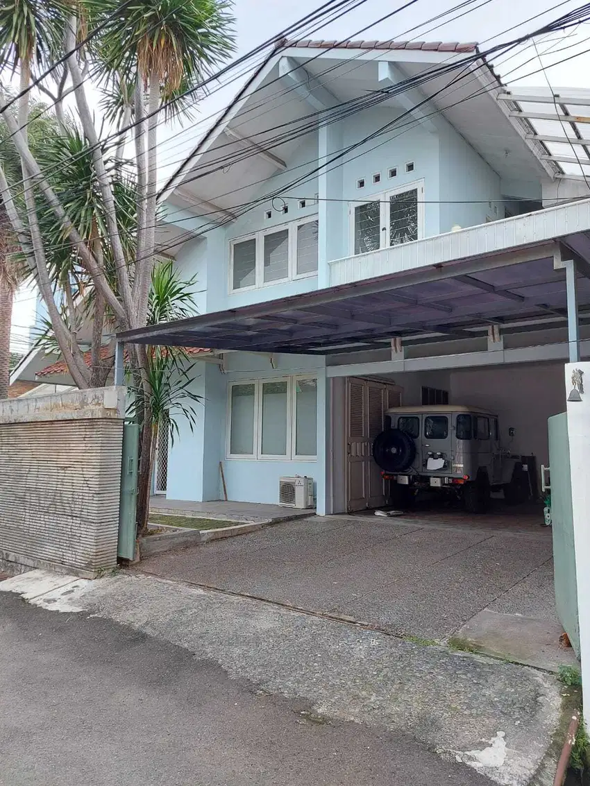 Z57 Rumah Hoek 340 m2 Murah di Pejaten Barat Jakarta Selatan
