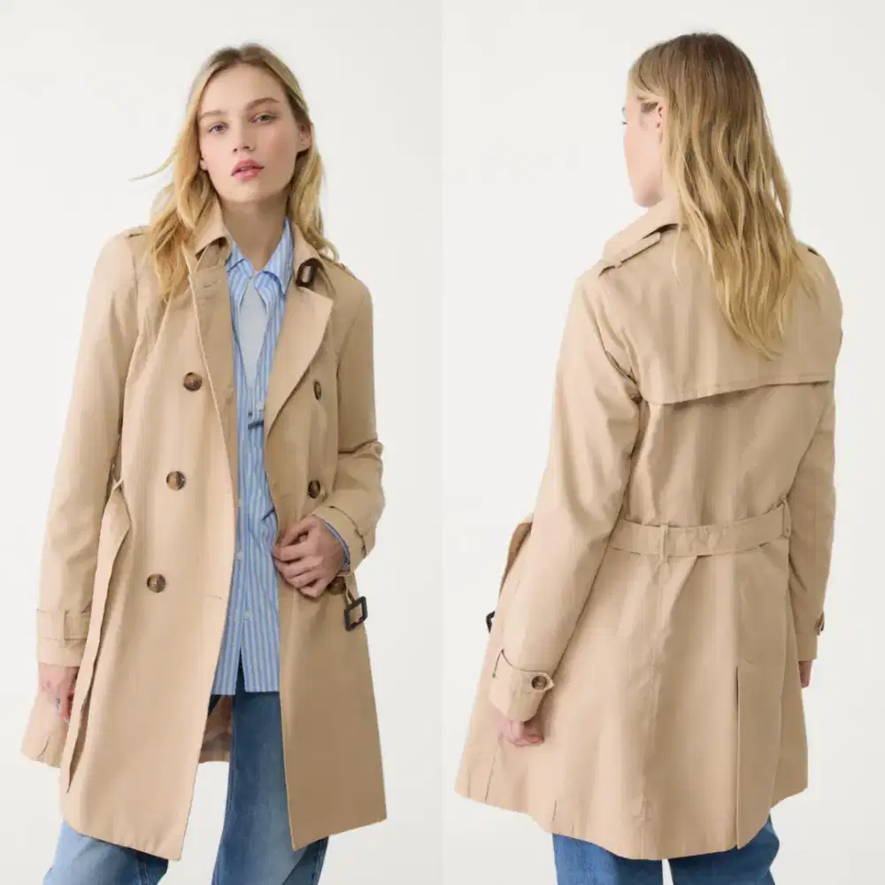 STRADIVARIUS TRENCH COAT BARU ASLI ORIGINAL