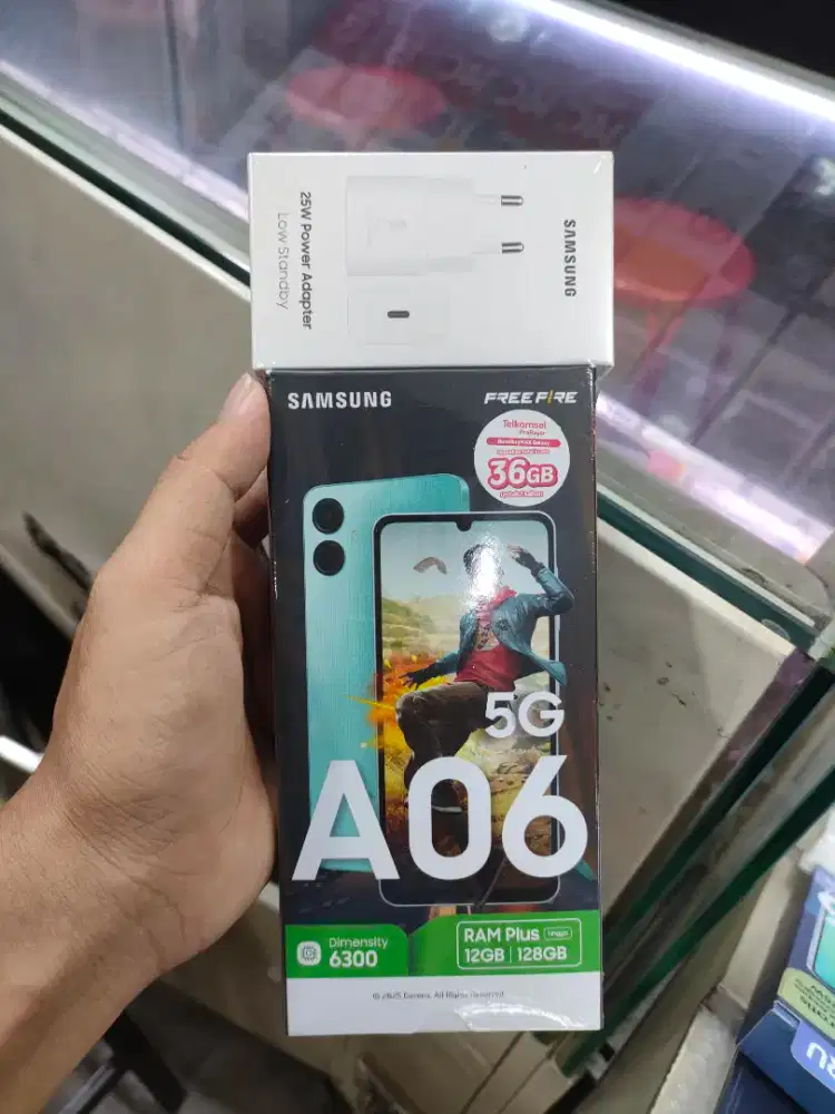 SAMSUNG GALAXY A06 5G NFC RAM 6GB+6GB / 128GB GARANSI RESMI