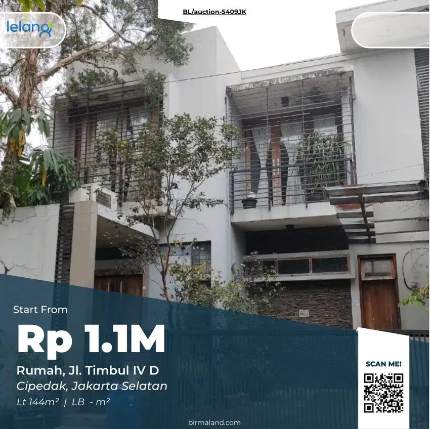 Rumah Dijual, Jl.Timbul, Cipedak, Jagakarsa, Jakarta Selatan