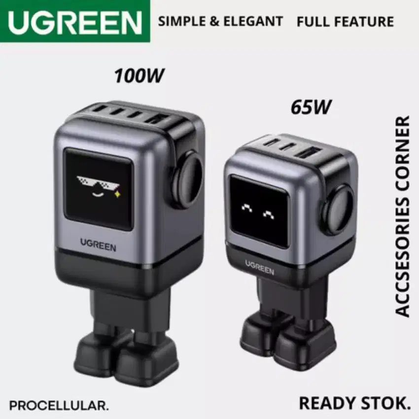 Adaptor ROBOT UNO merk UGREEN 100 wat
