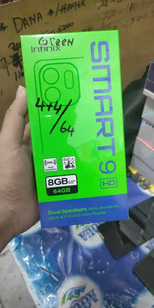 INFINIX SMART 9 4GB+4GB/64GB GARANSI RESMI 1 TAHUN