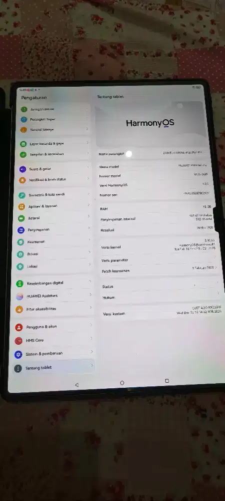 Huawei matepad pro 13.2 ( garansi maret 2027 )