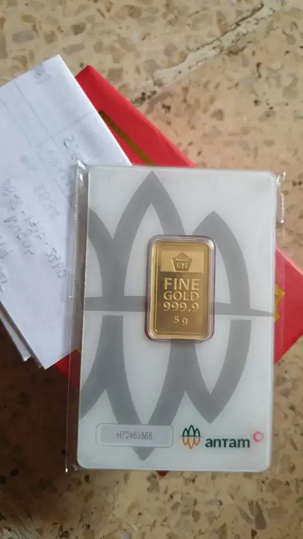 Logam mulia emas antam 5 gr