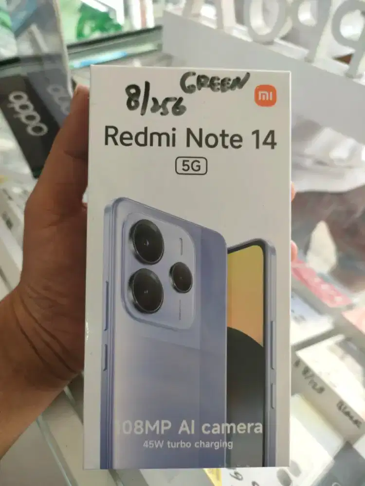 XIAOMI REDMI NOTE 14 5G NFC RAM 8+8GB/256GB GARANSI RESMI 1 TAHUN