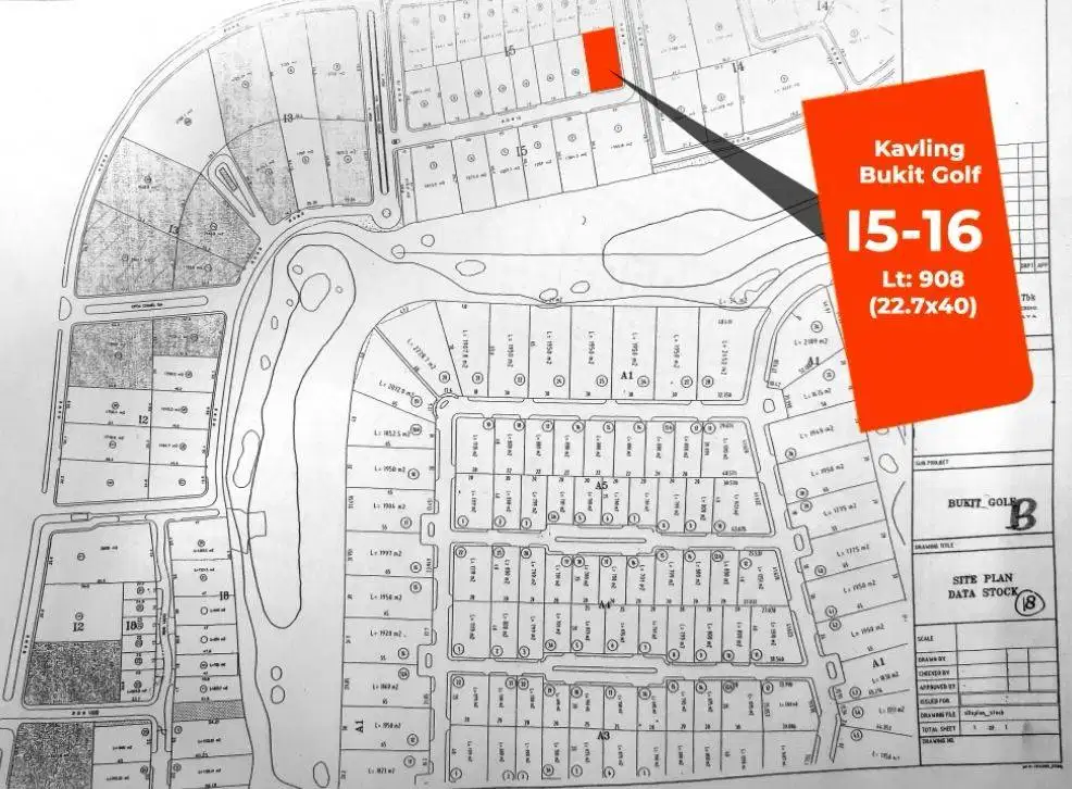 Dijual Tanah Kavling Murah Cluster Elit Bukit Golf Citraland Surabaya