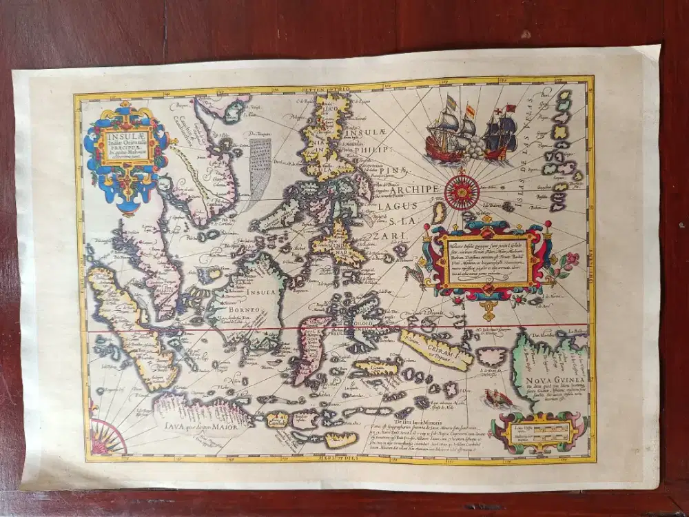 Gambar poster peta lama