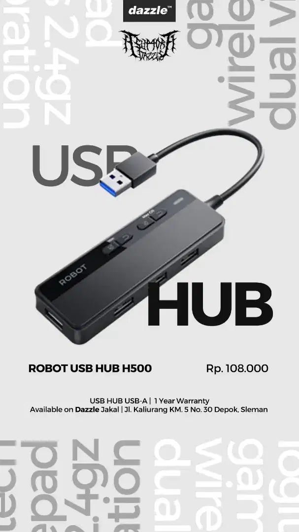 USB HUB ROBOT H500
