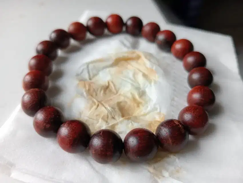 Gelang kayu wunglen sultan agung bit 10 mm asli