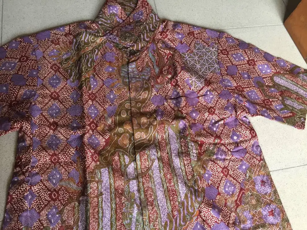 Kemeja Kaos Baju Batik Tulis Pria Formal Premium