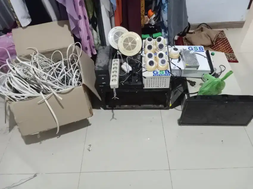 Jual Peralatan CCTV dan Alarm Lengkap, bekas Swalayan